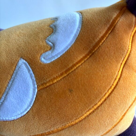 2021Bat Face Cat 11" Halloween Pumpkin Cat Plush  Plush Animal - Picture 7 of 8